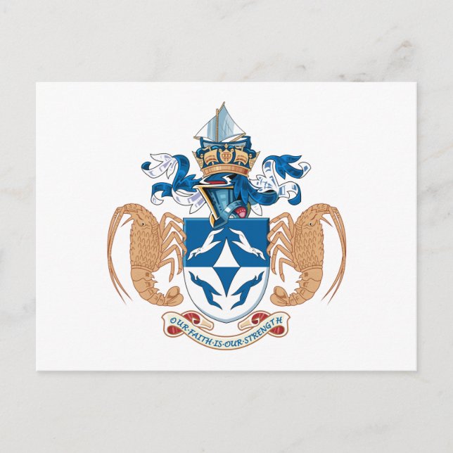 Cartão Postal Cartão-postal Tristan da Cunha (Frente)