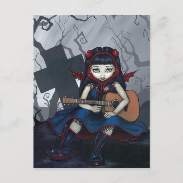 Cartão Postal Cartão-postal "Triste Música" (Frente)