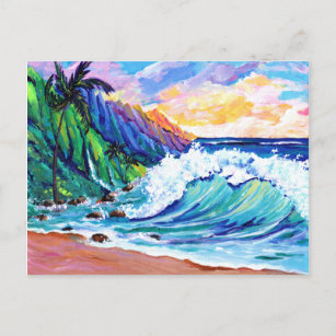 Cartão Postal Cartão-postal Tropical Kauai Na Pali
