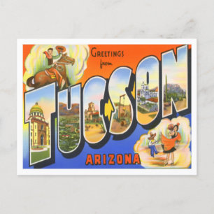 Cartão Postal Cartão-postal Tucson, Arizona Vintage