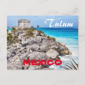 Cartão Postal Cartão-postal Tulum Maya Mexico