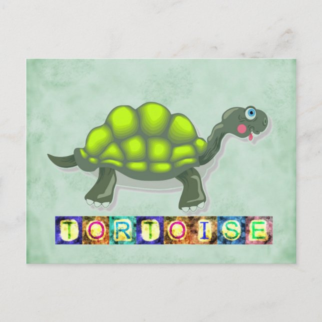 Cartão Postal Cartão-postal Turtle (Frente)