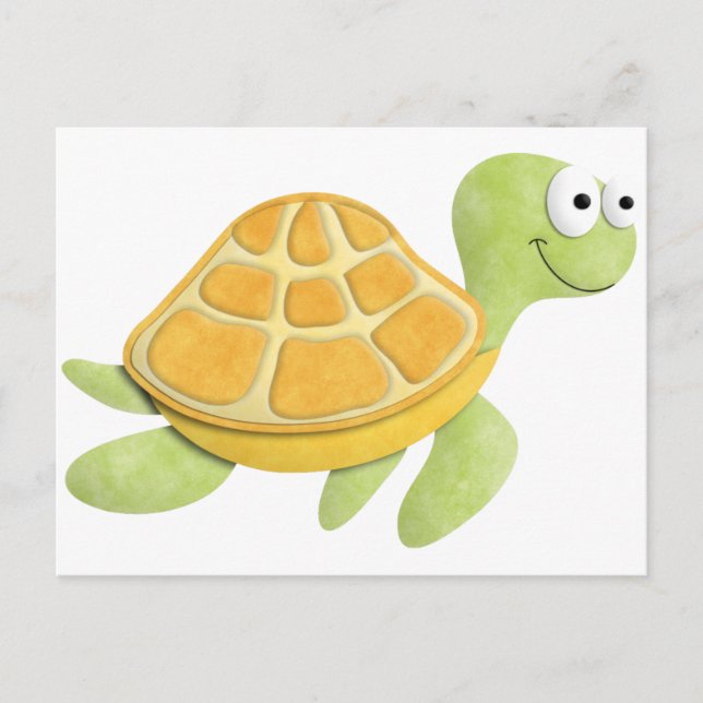 Cartão Postal Cartão-postal Turtle (Frente)