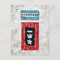 Cartão-Postal Único Em Sevilha - Abstrato Art