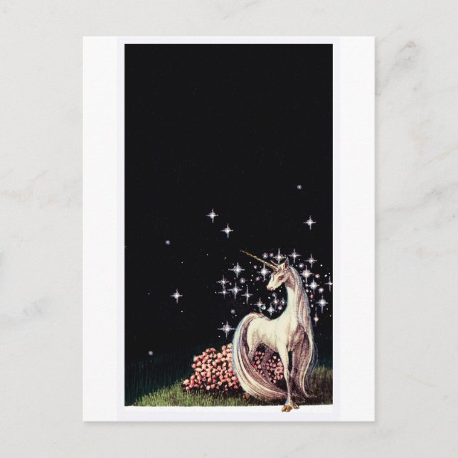 Cartão Postal Cartão-postal Unicorn (Frente)