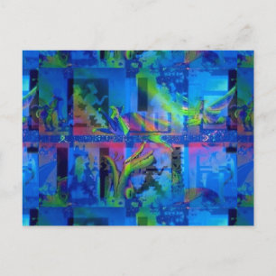 Cartão Postal Cartão-postal UV "Templo Azul"