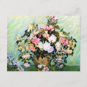 Cartão Postal Cartão-postal Van Gogh Pink Roses