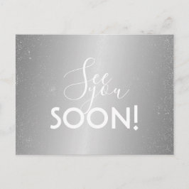 Cartão Postal Cartão-Postal - Vejo Você Em Breve Prata
