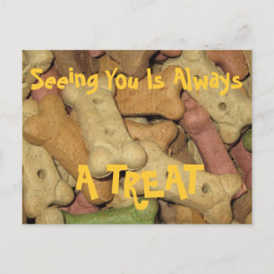 Cartão Postal Cartão-postal "Ver-te sempre é um TREAT"