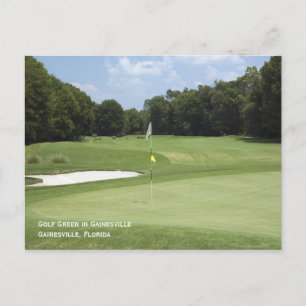 Cartão Postal Cartão-postal verde Golf