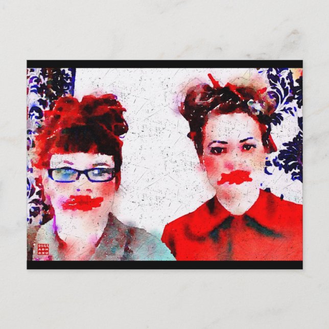 Cartão Postal Cartão-postal vermelho (Frente)