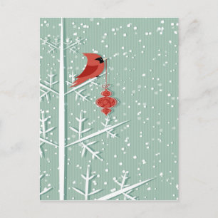 Cartão Postal Cartão-postal vermelho