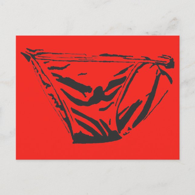 Cartão Postal Cartão-postal vermelho (Frente)