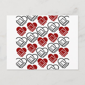 Cartão Postal Cartão-postal - Vermelho e Preto SCC