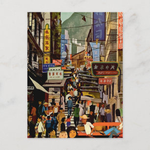 Cartão Postal Cartão-postal Viagem Hongkong