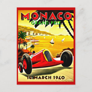 Cartão Postal Cartão-postal-Viagens vintage-Mônaco