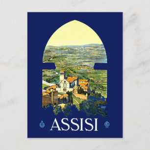 Cartão Postal Cartão-postal viagens vintage Para Itália