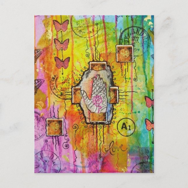 Cartão Postal Cartão-postal Vida e Amor (Frente)