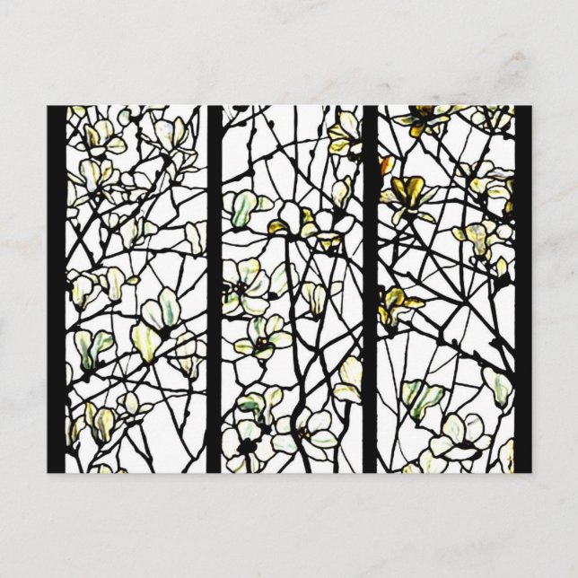Cartão Postal Cartão-postal Vidro-Louis Tiffany 10 (Frente)