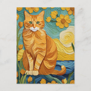 Cartão Postal Cartão-postal Vincent Cat Gogh