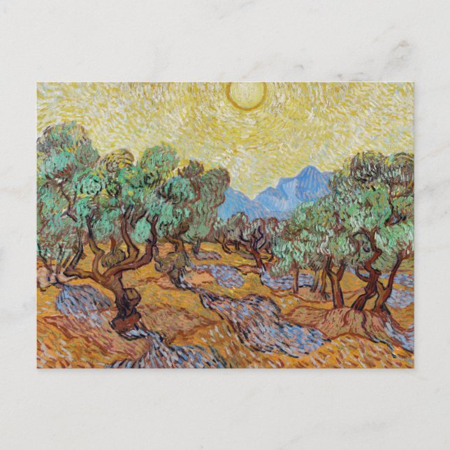 Cartão Postal Cartão-postal Vincent van Gogh Olive Trees | Atord (Frente)