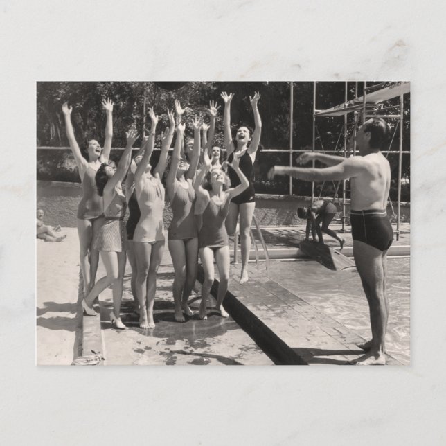 Cartão Postal Cartão-postal Vintage Bathing - 1766908-4 (Frente)