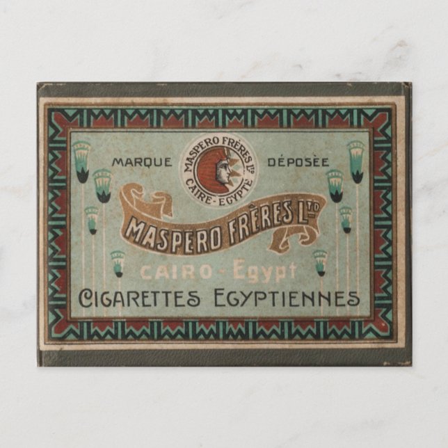 Cartão Postal Cartão-postal Vintage Cigarette Box (Frente)