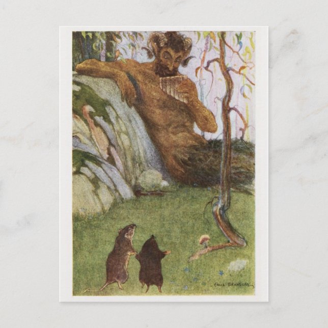 Cartão Postal Cartão-postal Vintage Illustration (Frente)