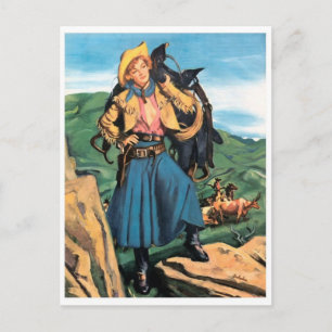Cartão Postal Cartão-postal Vintage Illustration