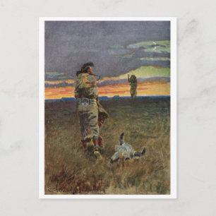 Cartão Postal Cartão-postal Vintage Illustration