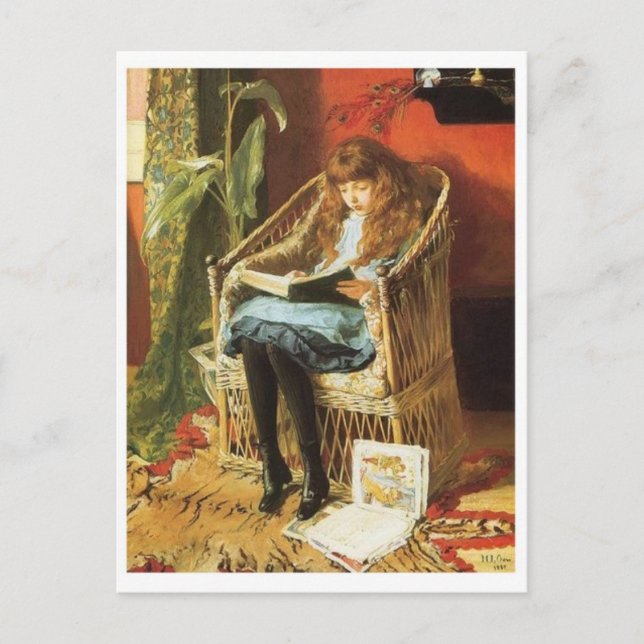 Cartão Postal Cartão-postal Vintage Illustration (Frente)