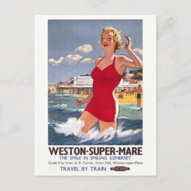 Cartão Postal Cartão-postal Vintage Illustration (Frente)