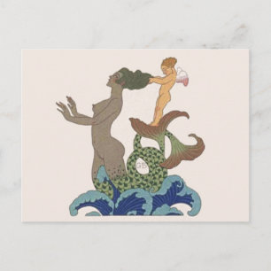 Cartão Postal Cartão-postal Vintage Illustration