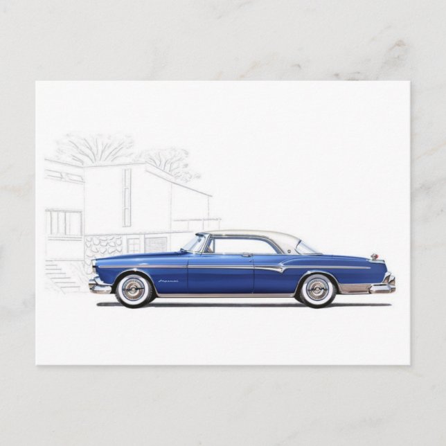 Cartão Postal Cartão-postal Vintage Illustration (Frente)