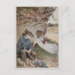 Cartão Postal Cartão-postal Vintage Illustration