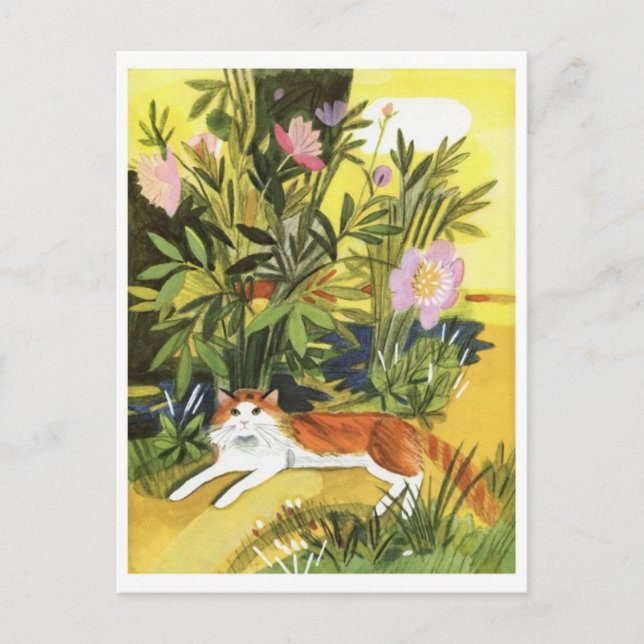 Cartão Postal Cartão-postal Vintage Illustration (Frente)