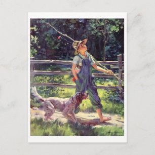 Cartão Postal Cartão-postal Vintage Illustration