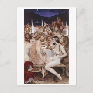 Cartão Postal Cartão-postal Vintage Illustration