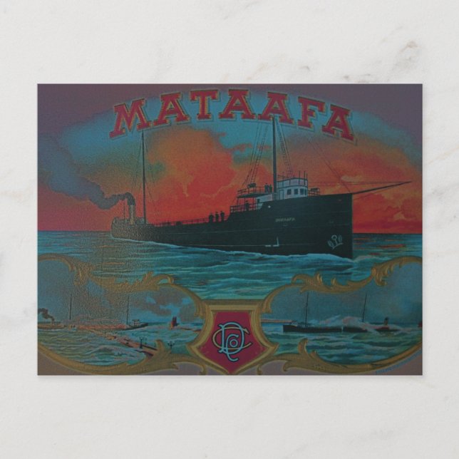 Cartão Postal Cartão-postal Vintage Impressão (Frente)