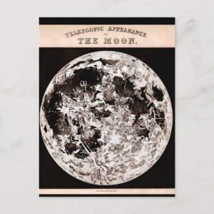 Cartão Postal Cartão-postal Vintage Moon