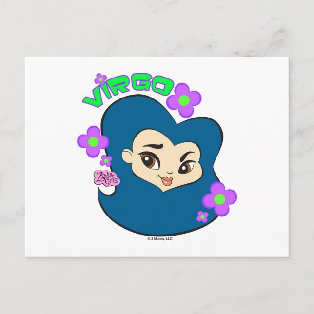 Cartão Postal Cartão-postal Virgo (Frente)