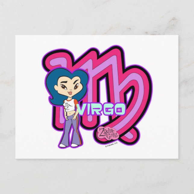 Cartão Postal Cartão-postal Virgo (Frente)
