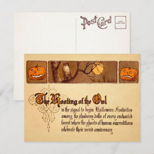 Cartão Postal Cartão-postal vitoriano Halloween