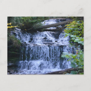 Cartão Postal Cartão-postal/Wagner Falls Michigan