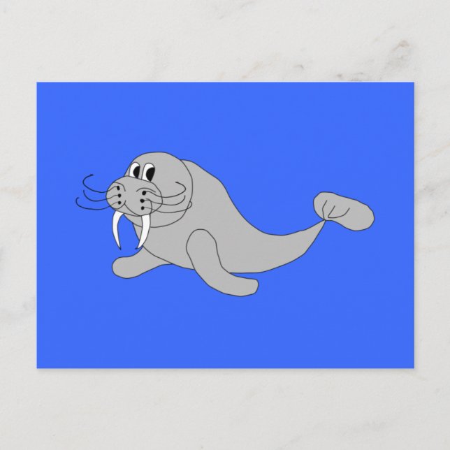 Cartão Postal Cartão-postal Walrus (Frente)