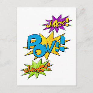 Cartão Postal Cartão-postal Whack Pow