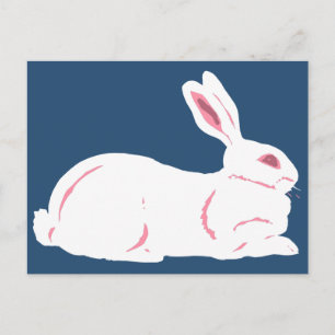 Cartão Postal Cartão-postal White Rabbit
