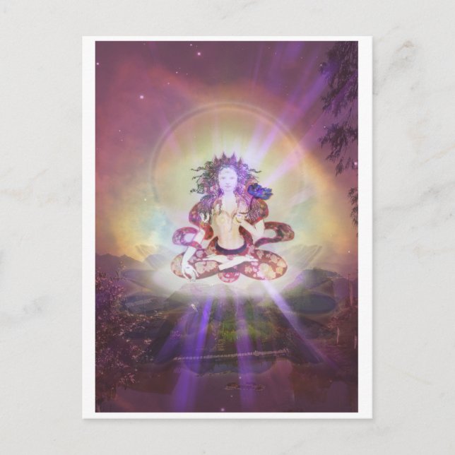 Cartão Postal Cartão-postal 'White Tara' (Frente)