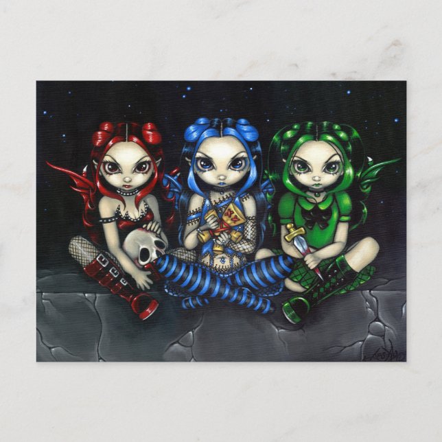 Cartão Postal Cartão-postal "Wicked, Tricksy and False" (Frente)