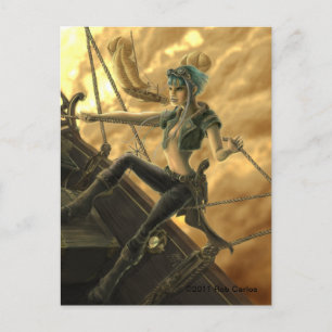 Cartão Postal Cartão-postal Windsailor Juili